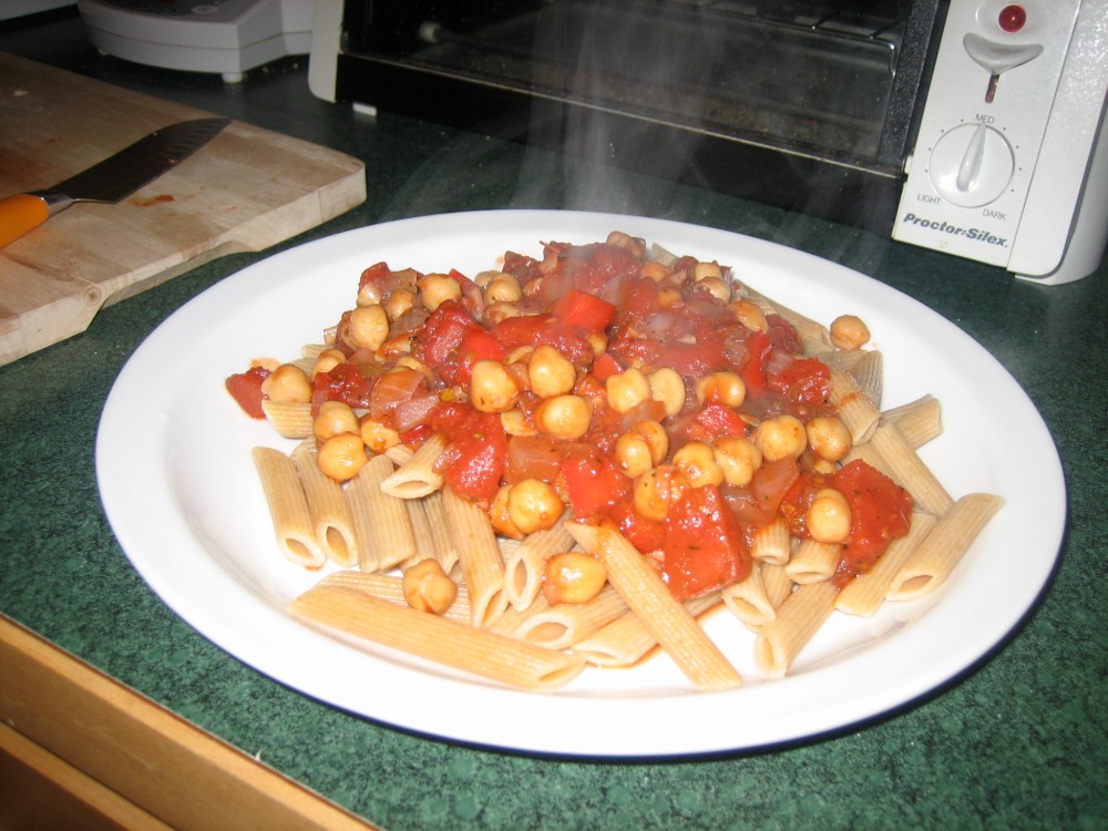 Quick Chickpea Pasta Sauce