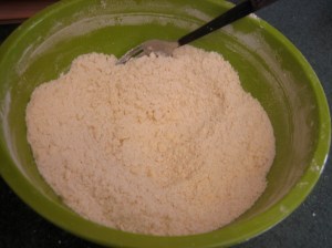 This is what it should look like before you add the water.